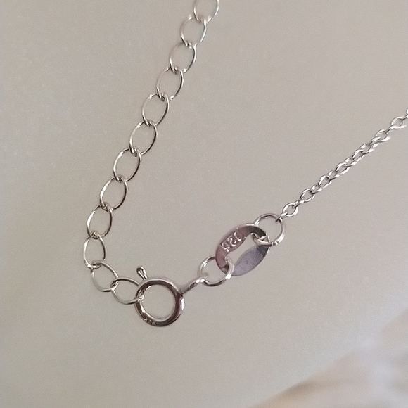 2/$30💕 BNWT Charmed Aroma Adjustable Sterling Silver Necklace - Picture 5 of 5